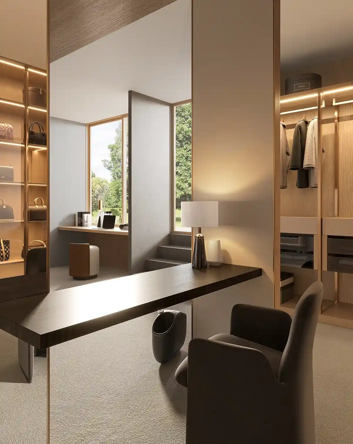 luxury walk-in closets