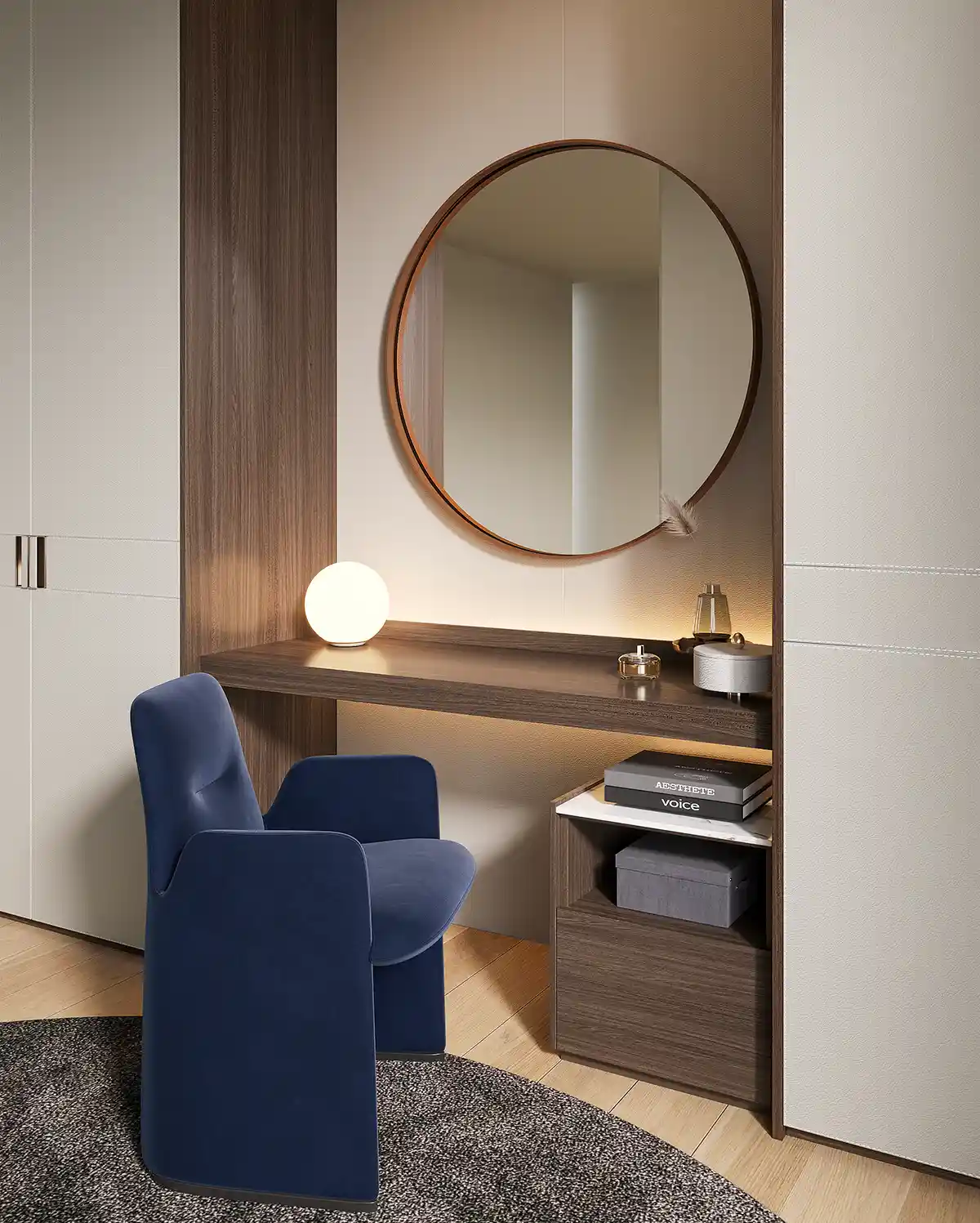 minimalist wardrobe design