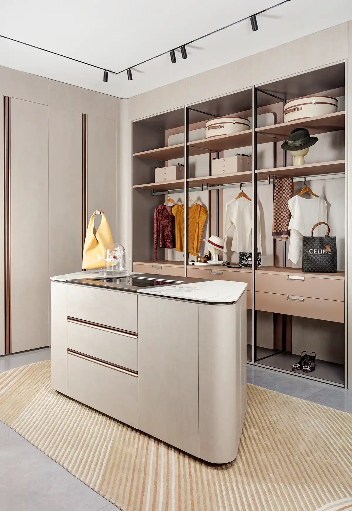 walk-in closet walk-in closet